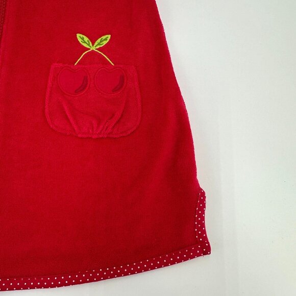 Gymboree Cherry Rashguard Swimsuit Set w/Matching Toweling Swim Cover sz 2T NWT - Picture 4 of 9